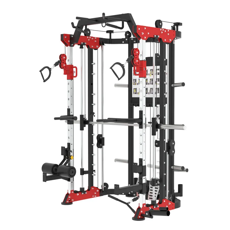 Home Gym Multi Station - สําหรับโรงงานจัดหาโดยตรงอุปกรณ์ฟิตเนสหลายสถานียกน้ําหนักอุปกรณ์ออกกําลังกายที่บ้านเครื่อง Smith อเนกประสงค์
