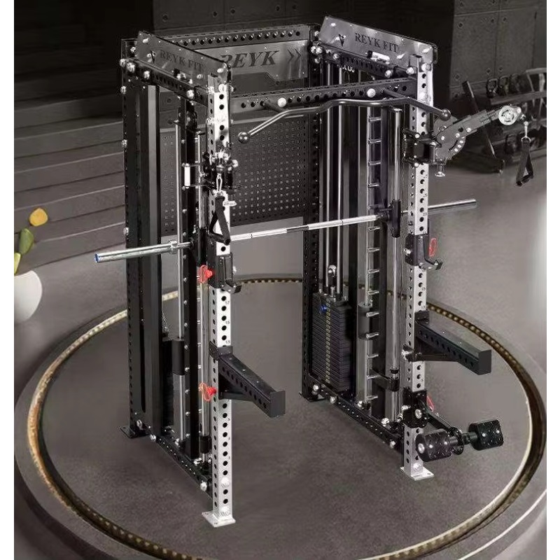 Home Gym Multi Station - YTYIN เครื่องออกกำลังกายแบบมัลติฟังก์ชัน สมิธแมชชีน สถานีออกกำลังกายที่บ้าน โครงสร้างเหล็ก พร้อมแท่นยกน้ำหนัก