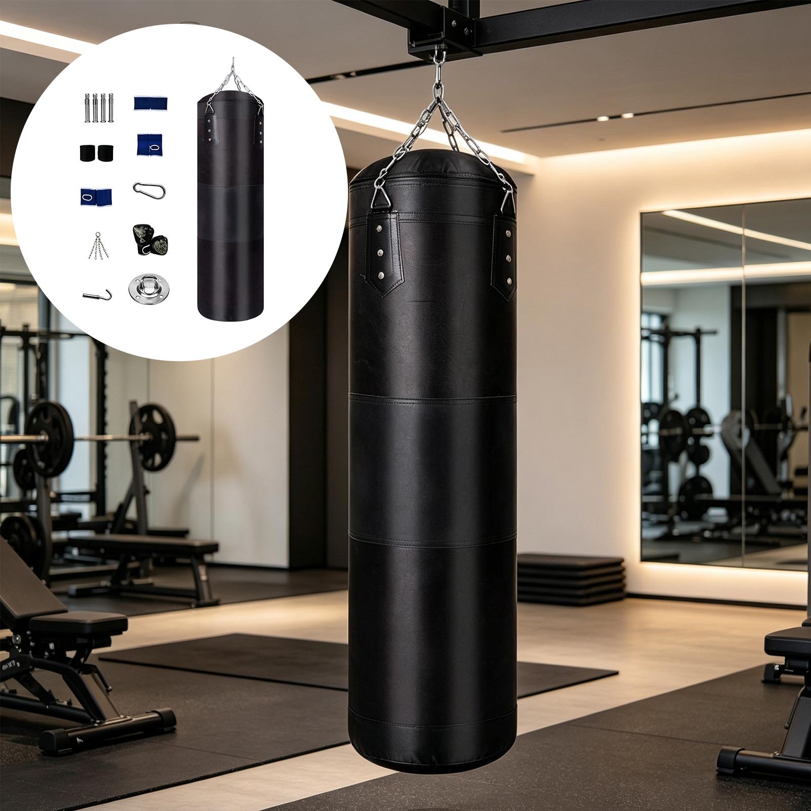 Boxing Bag Stand - กระสอบทรายสำหรับผู้ใหญ่ ชุดอุปกรณ์ออกกำลังกาย Oxford พร้อมถุงมือ กระสอบทรายสำหรับคิกบ็อกซิ่งสำหรับผู้ใหญ่ ใช้ในบ้านหรือยิมในร่ม