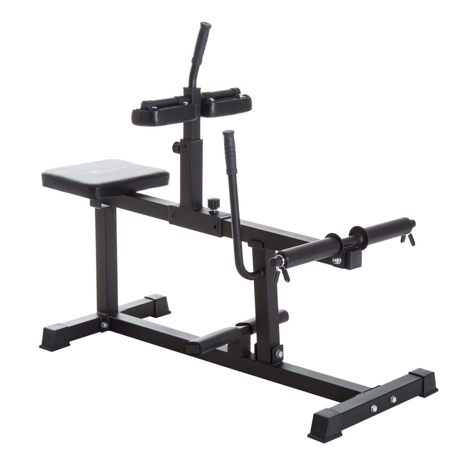 Home Gym Leg Press - เครื่องบริหารน่องแบบนั่งทำจากเหล็ก ปรับระดับได้สำหรับการฝึกความแข็งแรงของขา โครงสร้างเหล็กแข็งแรงทนทาน สีดำ เหมาะสำหรับการออกกำลังกายกล้ามเนื้อน่องและขาส่วนล่างอย่างมีประสิทธิภาพที่บ้านหรือในยิม