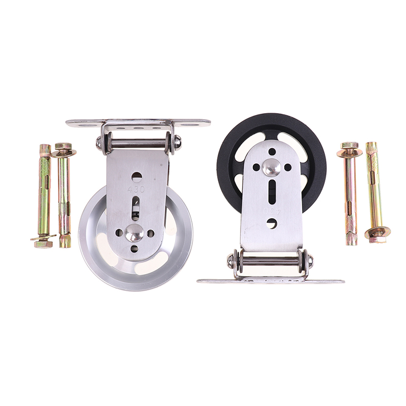 Home Gym Diy Pulley System - ระบบลูกล้อสายเคเบิลยกน้ำหนักแบบติดผนังสำหรับออกกำลังกายที่บ้าน แบบหมุนได้ เงียบ ประกอบเองได้