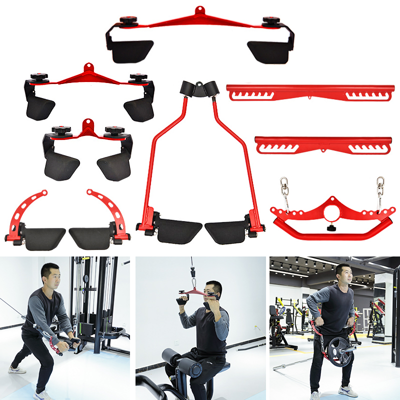 Home Gym All In One - ปรับฟิตเนส Lat ดึงลงบาร์ GYM Pulley สายเครื่องสิ่งที่แนบมาบ้าน