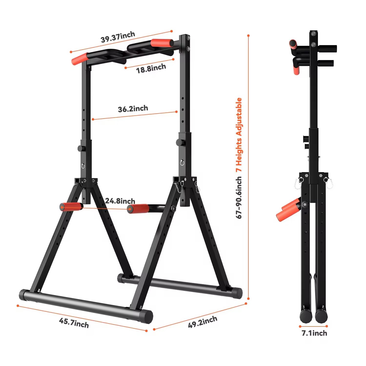 Home Gym Multi Station - อุปกรณ์ออกกำลังกายแบบมัลติฟังก์ชั่นสำหรับบ้าน รุ่นใหม่ ปี 2025 พร้อมแท่นดิป บาร์ดึงข้อ