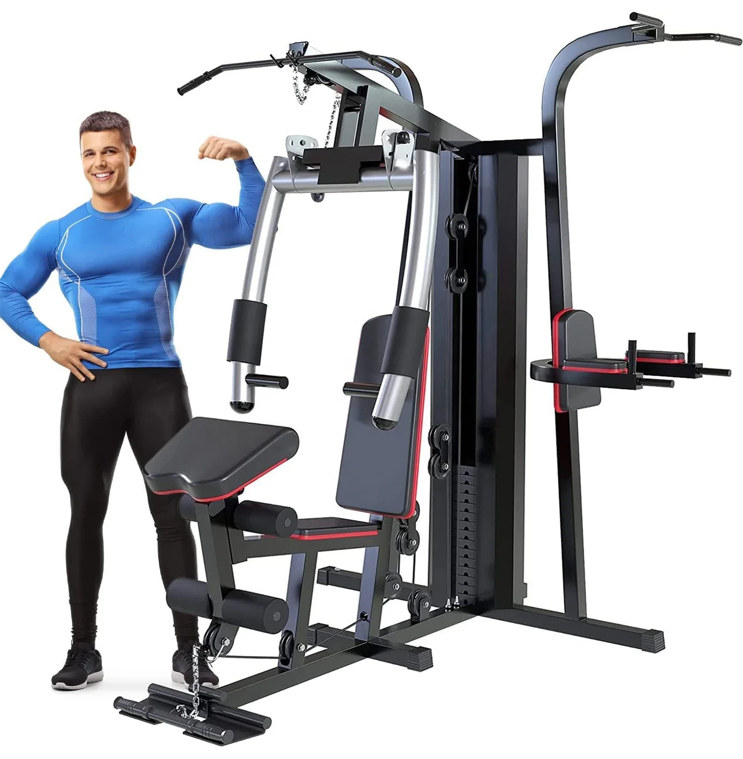 #   l Fit Bench อุปกรณ์ฟิตเนสอ - Home Gym Multi Station บทวิจารณ์และราคา