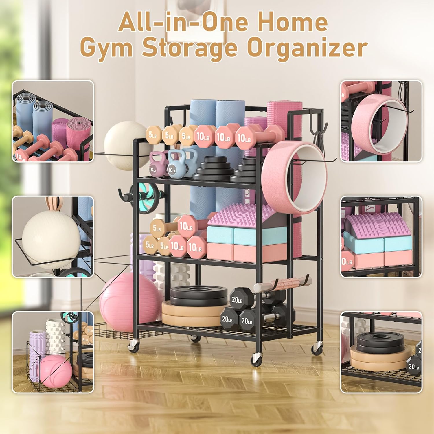 ที่เก็บอุปกรณ์ออกกำลังกายที่บ้ - Home Gym Workout บทวิจารณ์และราคา