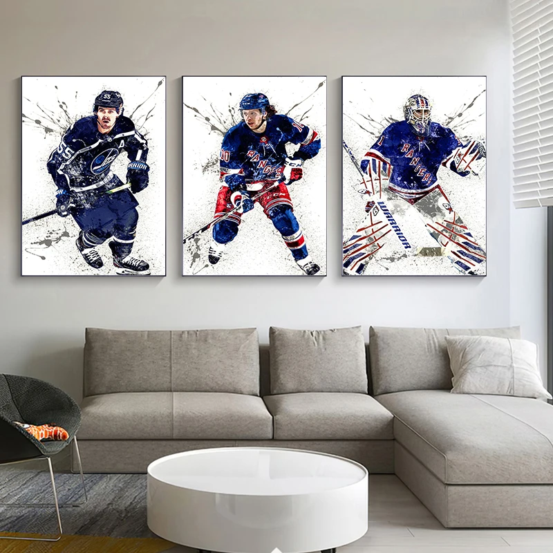 Abstract Ice Hockey Portrait S - Home Gym Kids บทวิจารณ์และราคา