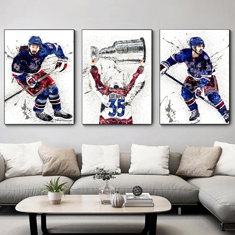 Abstract Ice Hockey Portrait S - Home Gym Kids บทวิจารณ์และราคา
