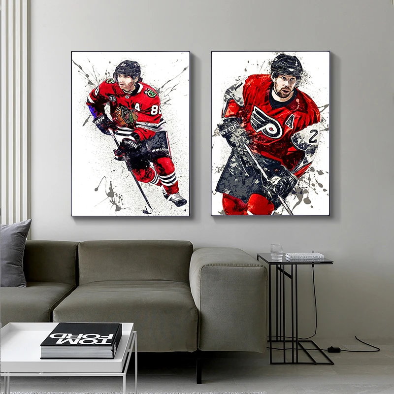 Abstract Ice Hockey Portrait S - Home Gym Kids บทวิจารณ์และราคา