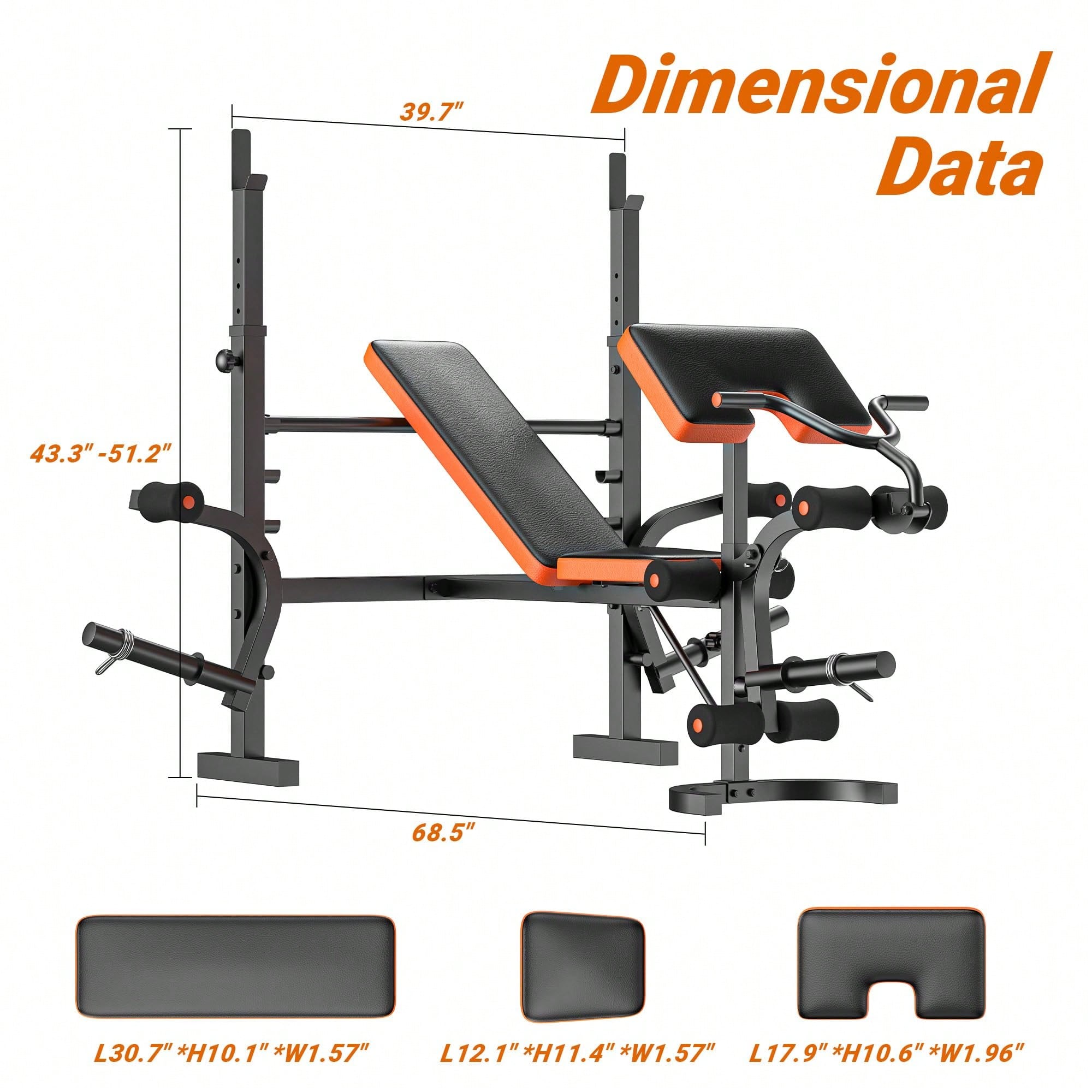 ม้านั่งยกน้ำหนัก GIKPAL, ชุดม้ - Home Gym Leg Press บทวิจารณ์และราคา