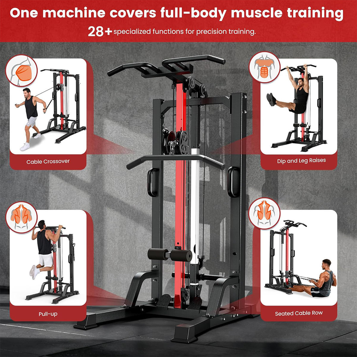 เครื่องออกกำลังกายที่บ้าน Poob - Home Gym All In One บทวิจารณ์และราคา