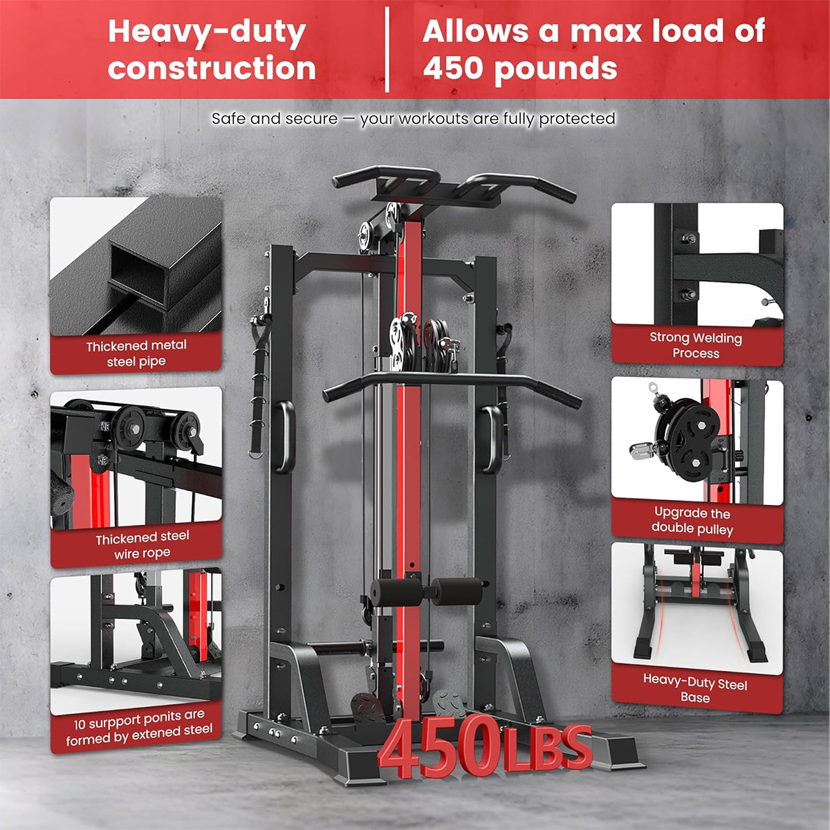 เครื่องออกกำลังกายที่บ้าน Poob - Home Gym All In One บทวิจารณ์และราคา