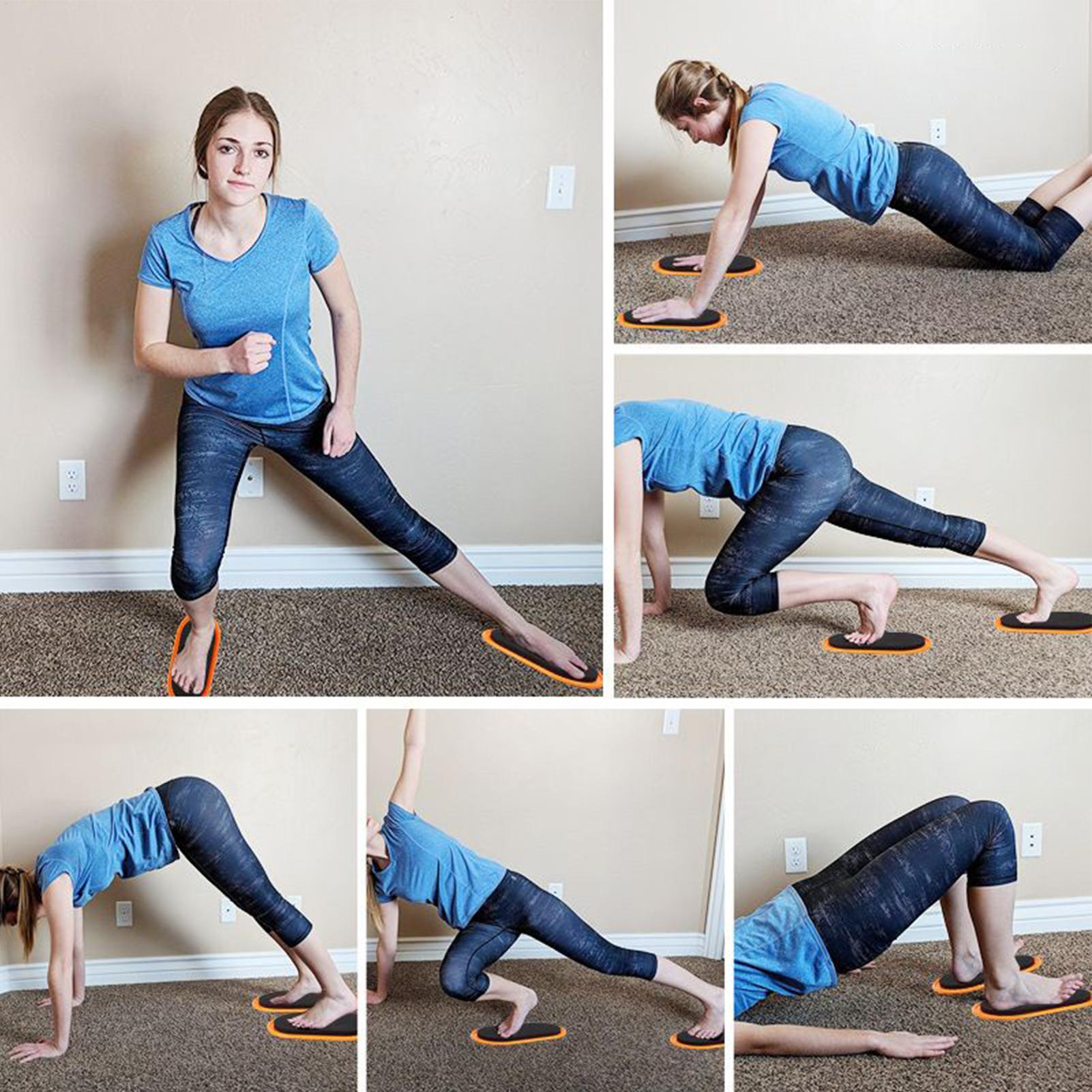 แผ่นสไลด์ออกกำลังกาย รูปวงรี อ - Home Gym Workout บทวิจารณ์และราคา