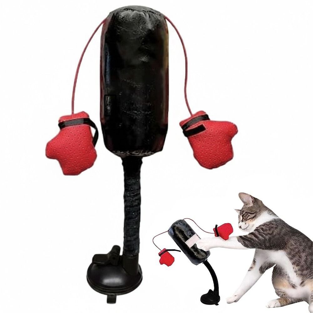 ของเล่นชกมวยสำหรับแมวแบบตั้งได - Boxing Bag Stand บทวิจารณ์และราคา
