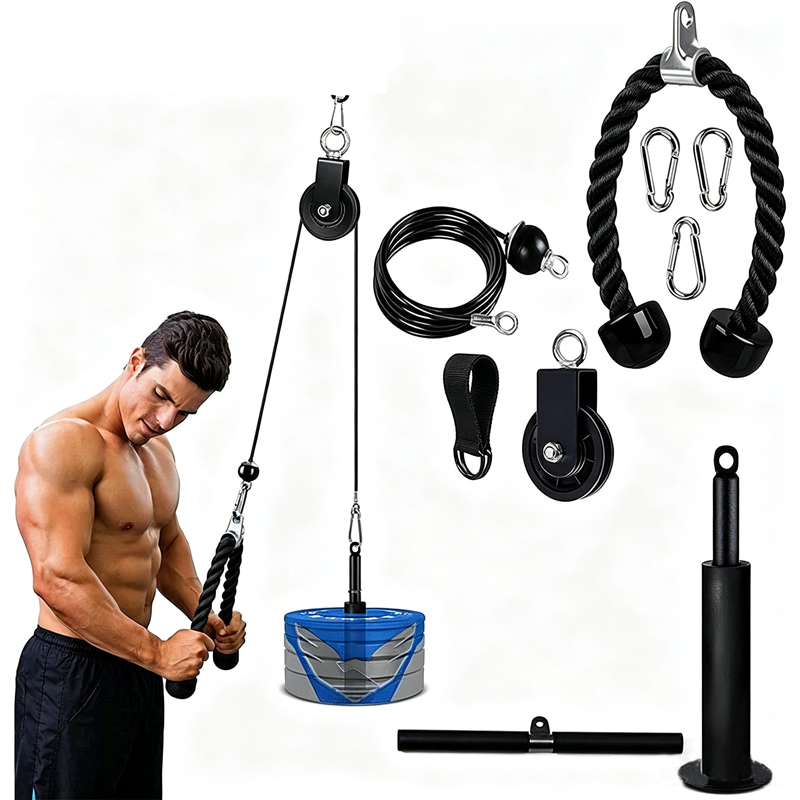 ชุดอุปกรณ์ออกกำลังกายที่บ้านแบ - Home Gym Diy Pulley System บทวิจารณ์และราคา