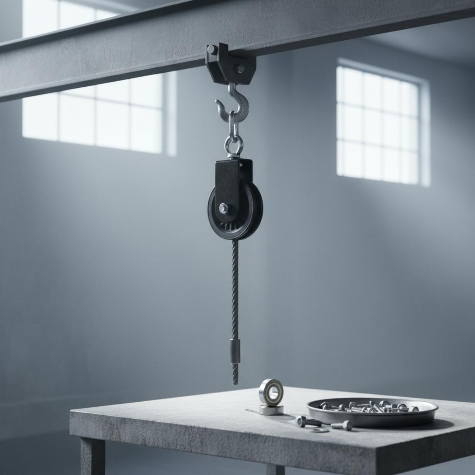 ขายึดรอกฟิตเนส DIY แบบเงียบสำห - Home Gym Diy Pulley System บทวิจารณ์และราคา
