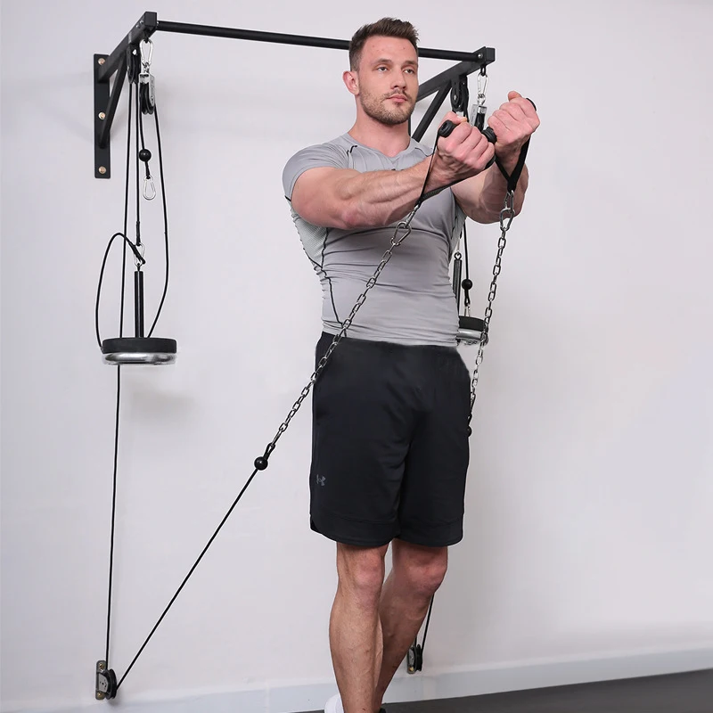 เครื่องออกกำลังกายแบบติดผนัง D - Home Gym Diy Pulley System บทวิจารณ์และราคา