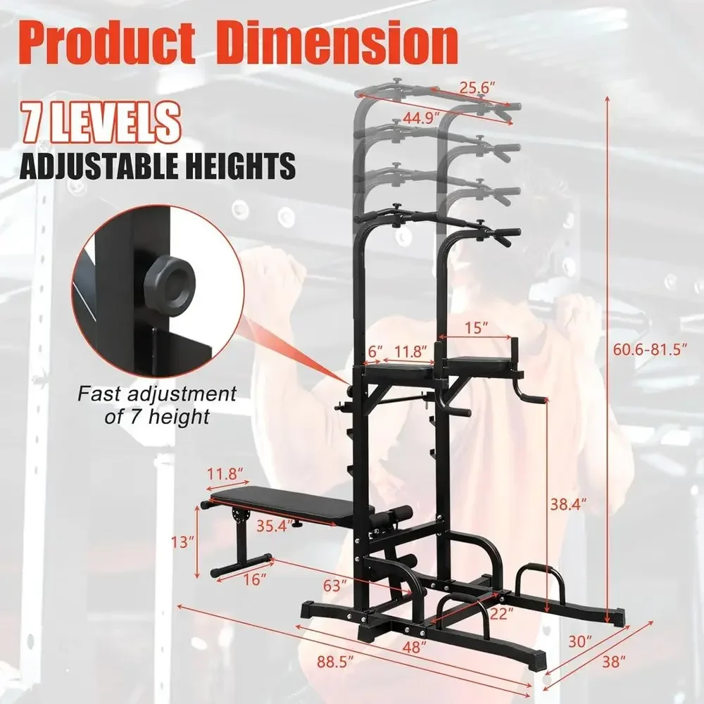 สถานีดึงข้อแบบปรับระดับความสูง - Home Gym Multi Station บทวิจารณ์และราคา