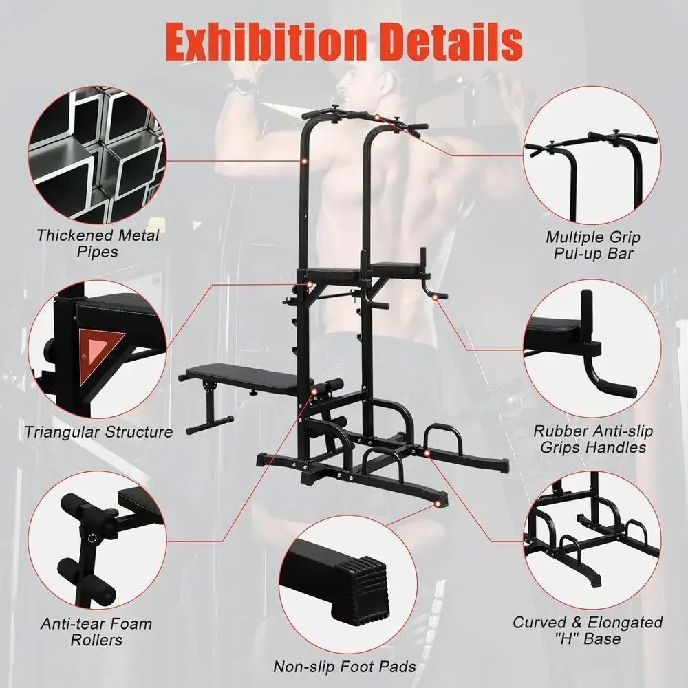 สถานีดึงข้อแบบปรับระดับความสูง - Home Gym Multi Station บทวิจารณ์และราคา