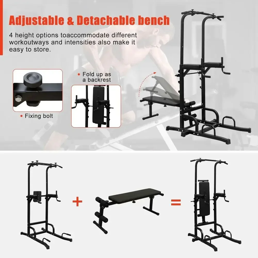 สถานีดึงข้อแบบปรับระดับความสูง - Home Gym Multi Station บทวิจารณ์และราคา