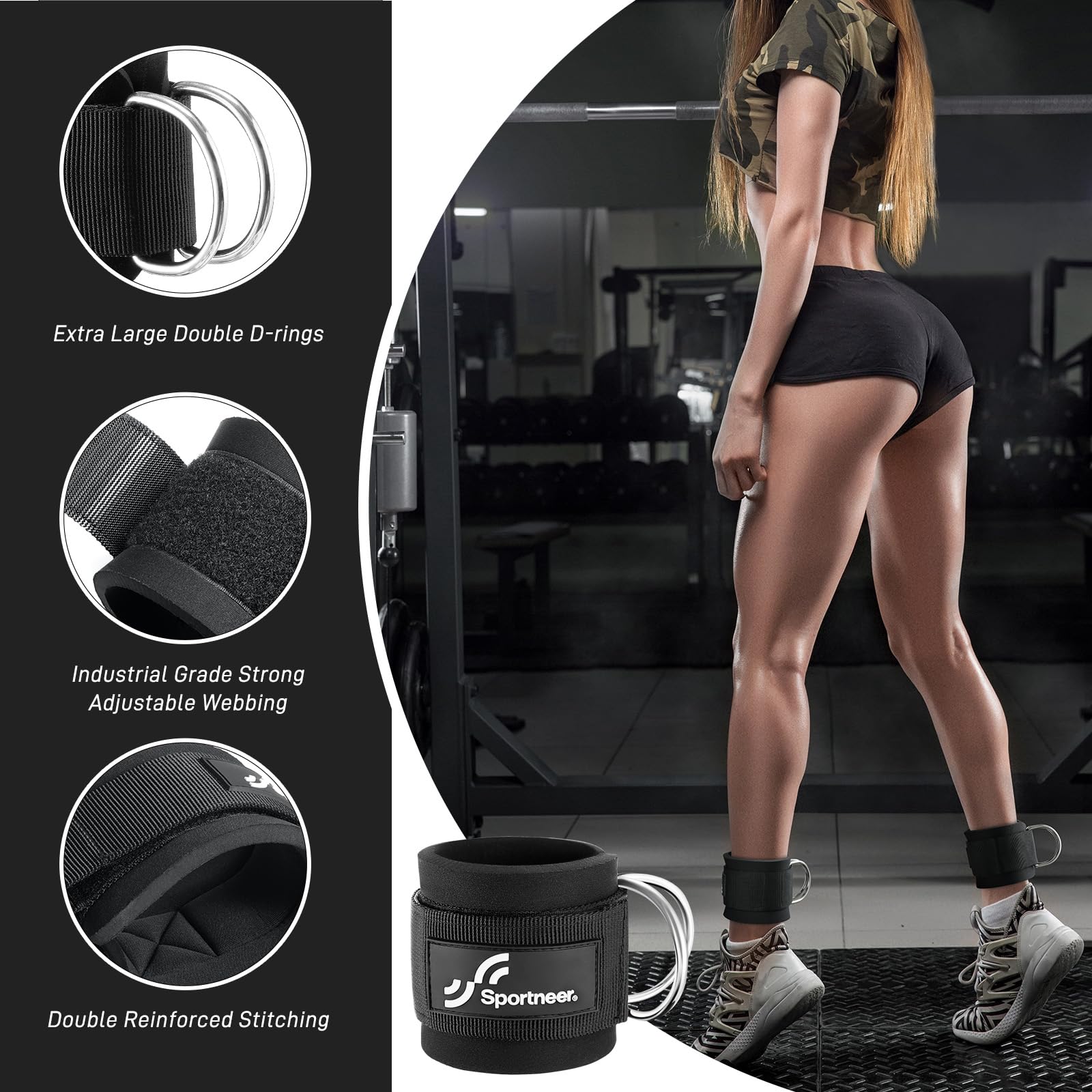 Sportneer สายรัดข้อเท้าปรับได้ - Home Gym All In One บทวิจารณ์และราคา