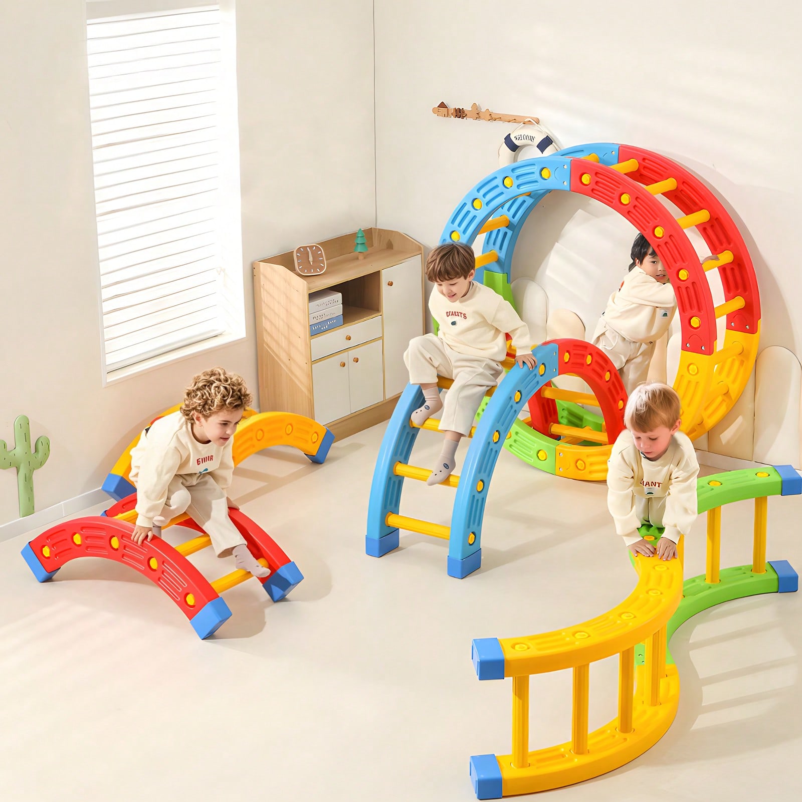 ของเล่นปีนป่ายสำหรับเด็กเล็กแบ - Home Gym Kids บทวิจารณ์และราคา
