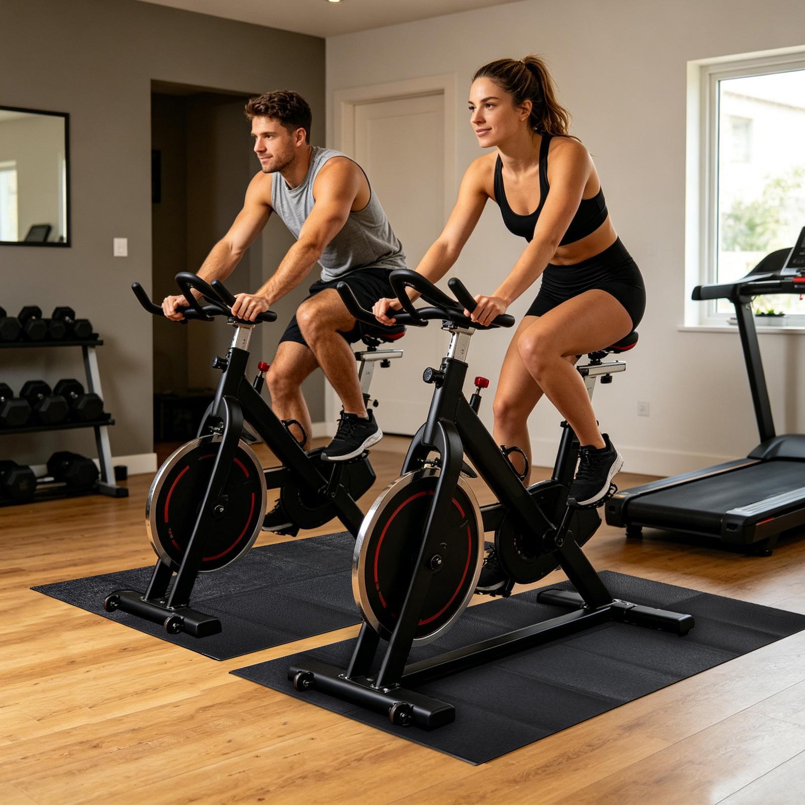 แผ่นรองลู่วิ่งไฟฟ้าแบบหนา กันน - Home Gym Workout บทวิจารณ์และราคา