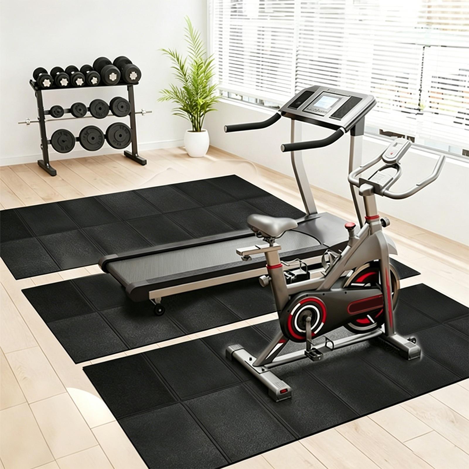 แผ่นรองลู่วิ่งไฟฟ้าแบบหนา กันน - Home Gym Workout บทวิจารณ์และราคา