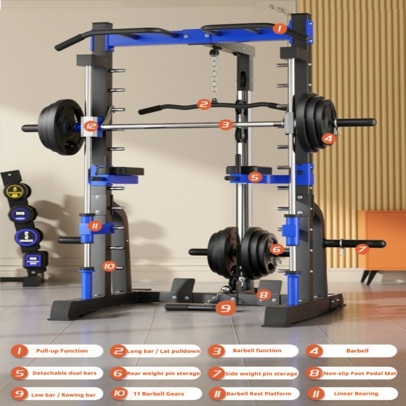 โครงสร้างอุปกรณ์ออกกำลังกายอเน - Home Gym All In One บทวิจารณ์และราคา