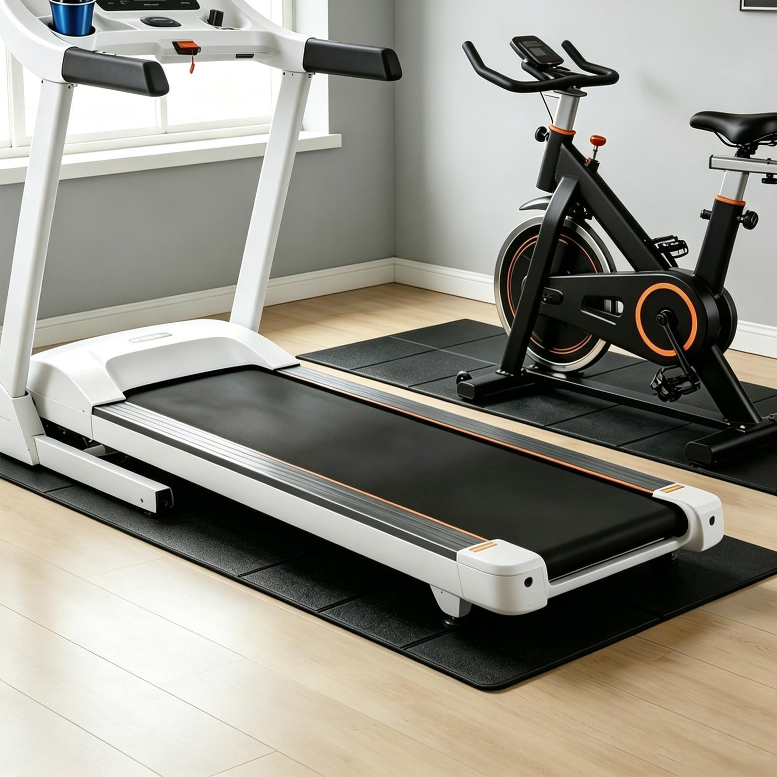 แผ่นรองใต้ลู่วิ่งไฟฟ้าแบบหนาพิ - Home Gym Workout บทวิจารณ์และราคา