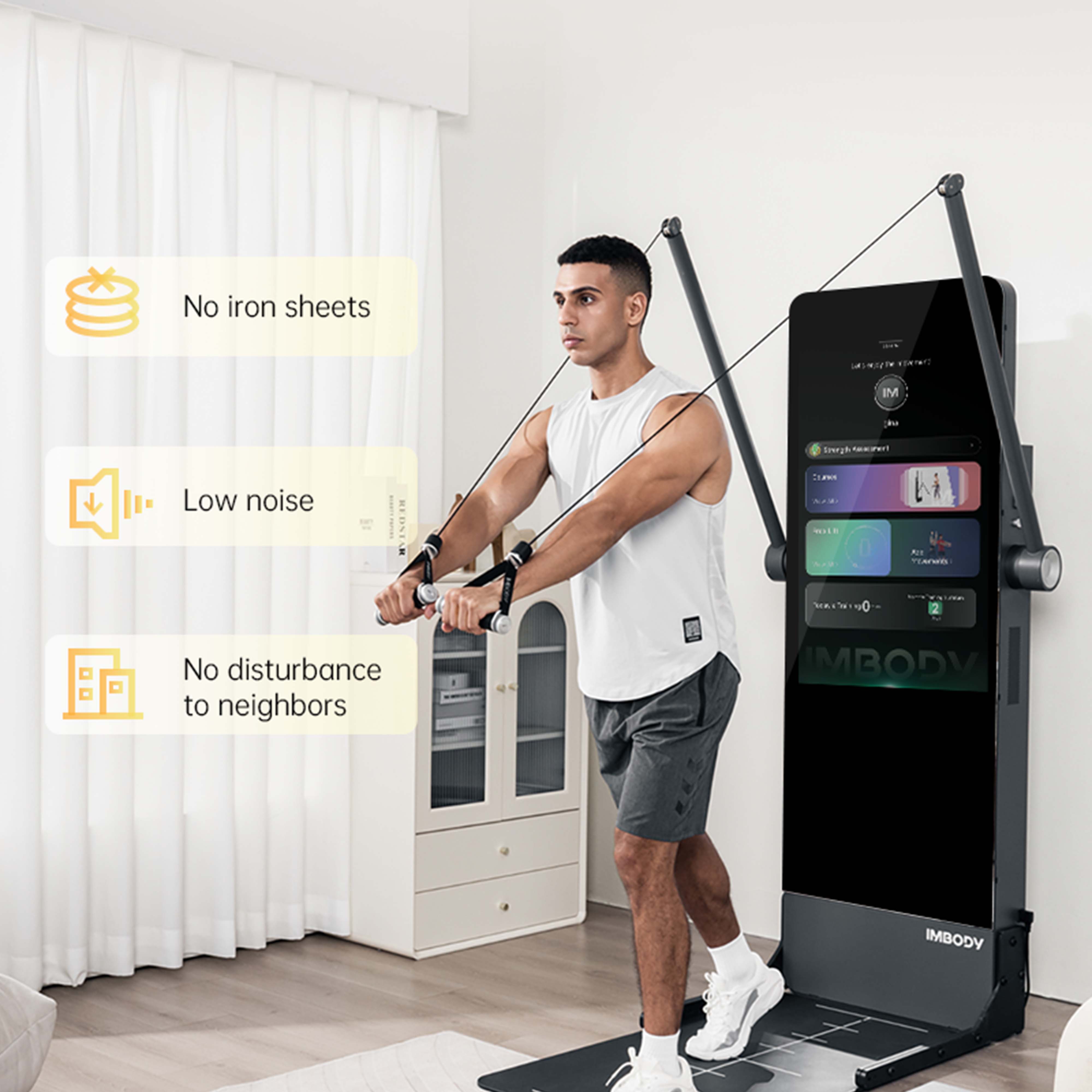 สถานีออกกำลังกายอัจฉริยะ กระจก - Home Gym Multi Station บทวิจารณ์และราคา